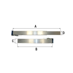 Barra sujeción mercancías regulable - Imagen 1