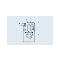 Boca de enganche 4 Taladros 3.5 Toneladas - Imagen 2
