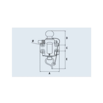 Boca de enganche 4 Taladros 3.5 Toneladas - Imagen 2